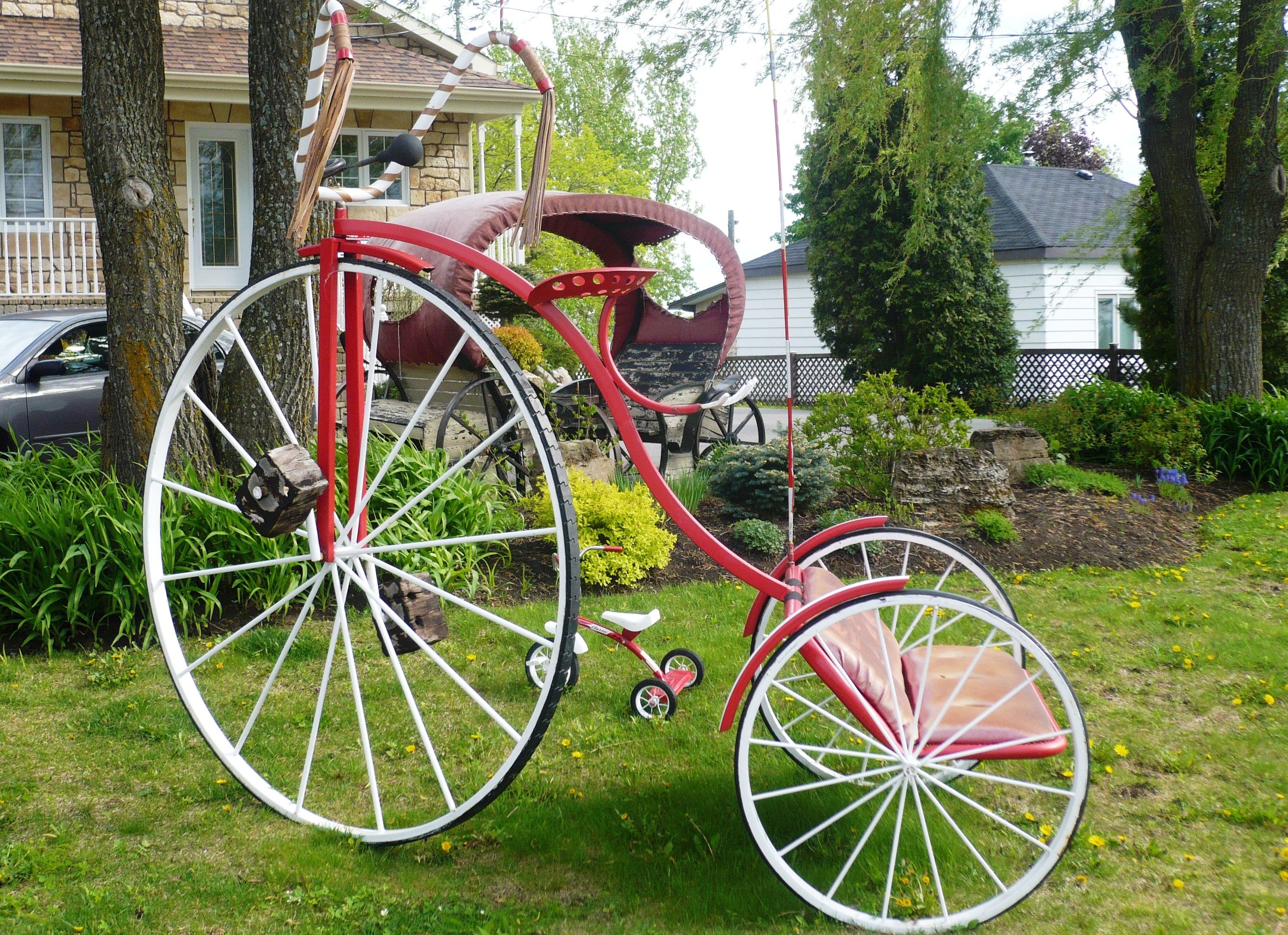 big red tricycle