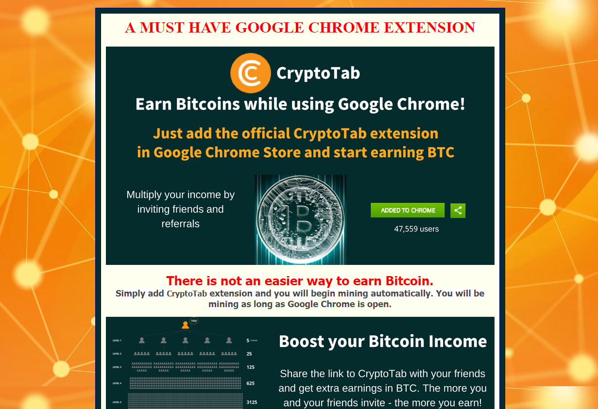 bitcoin google chrome