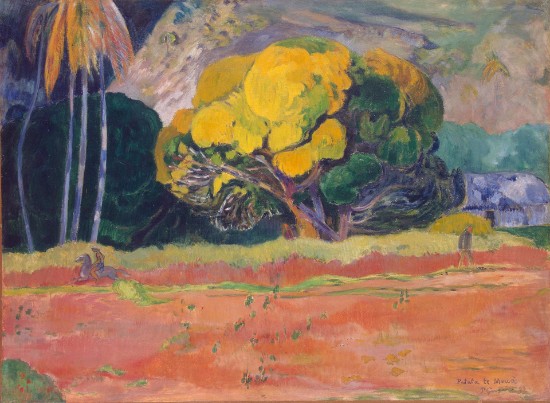Paul Gauguin, Fatata te Mou+á (At the Foot of a Mountain), 1892.jpg