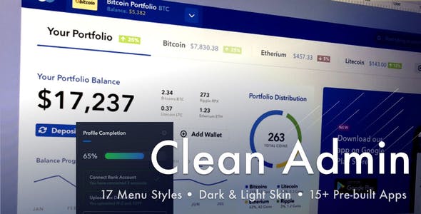 Light Admin - Clean Bootstrap 4 Dashboard HTML Template with Crypto.jpg