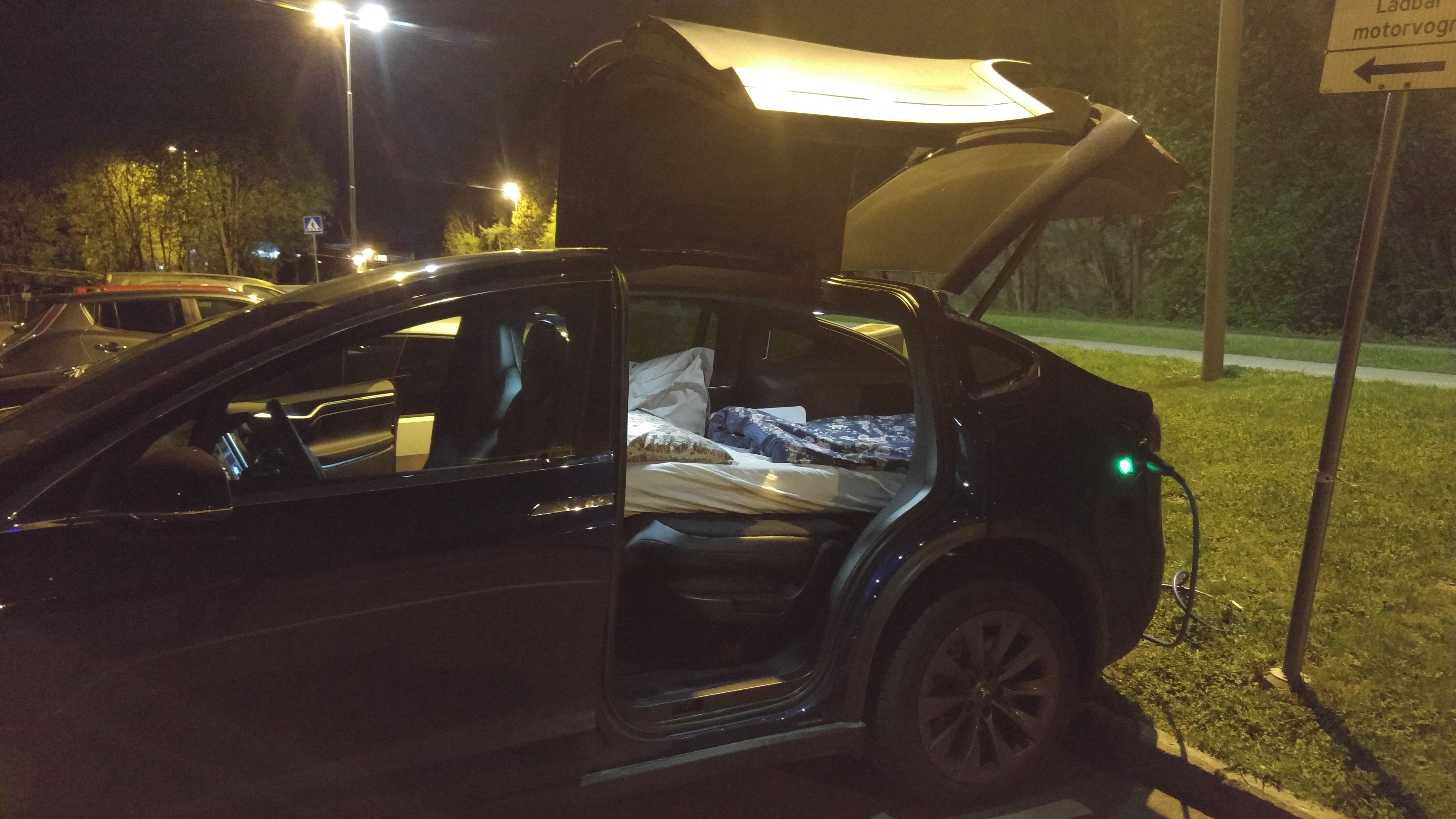 Tesla Model X Camper Mode Steemit