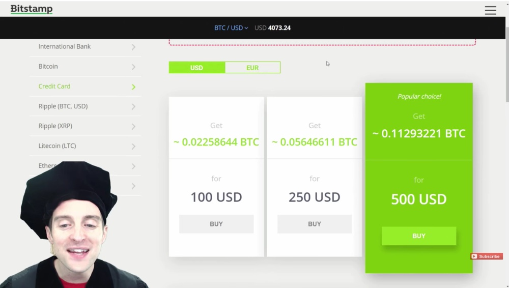 can i buy bitcoin with credit card on bitstamp