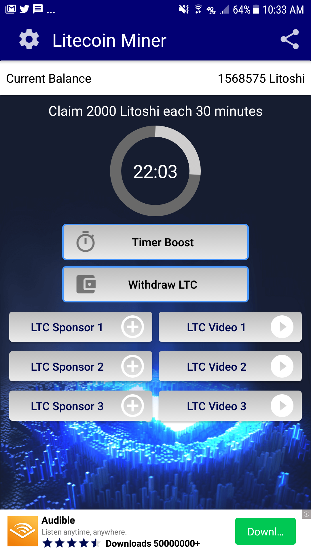 Earn bitcoin miner game