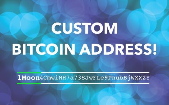 How to make a custom bitcoin address