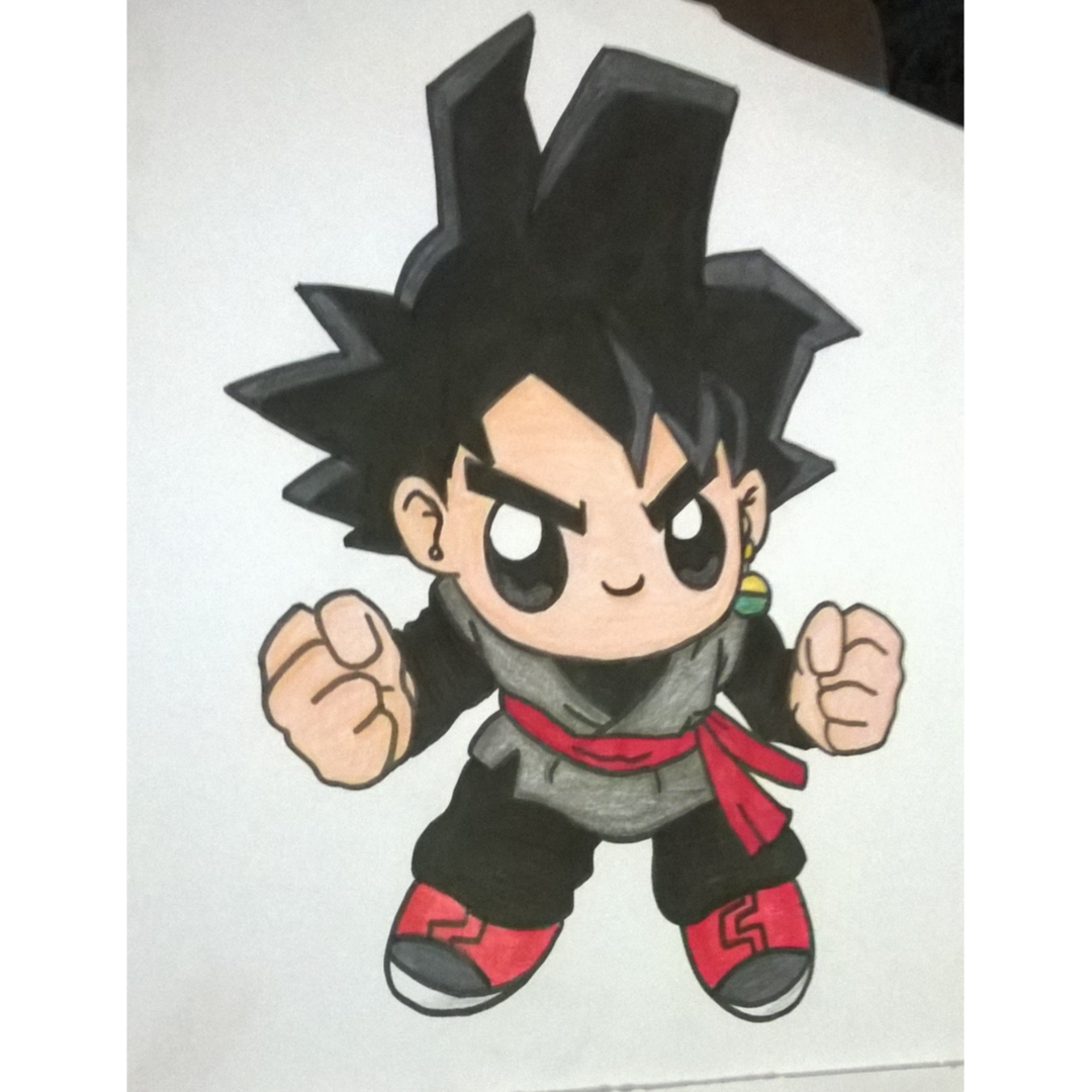 Drawing Goku Black. — Steemit