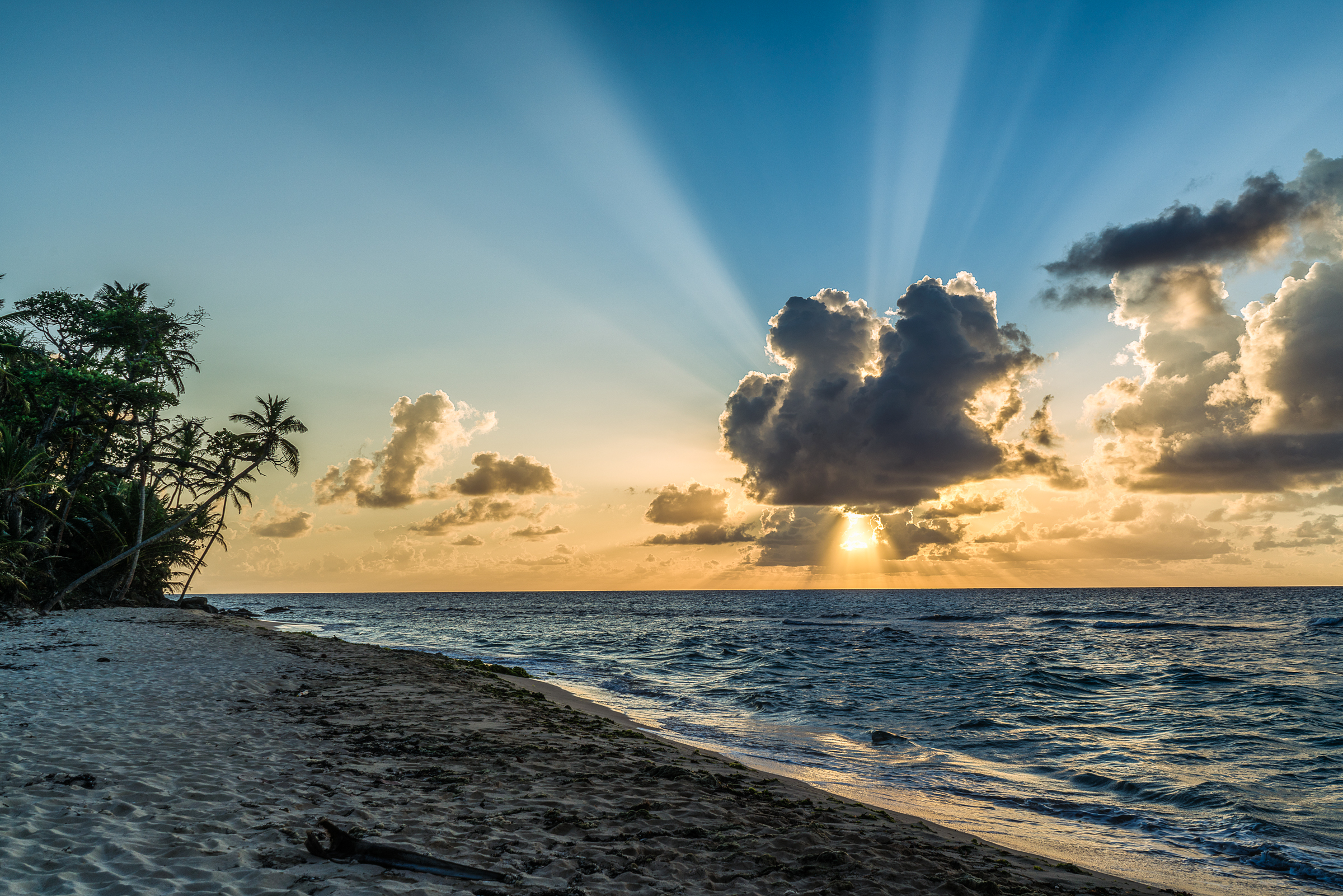 sunset corn island