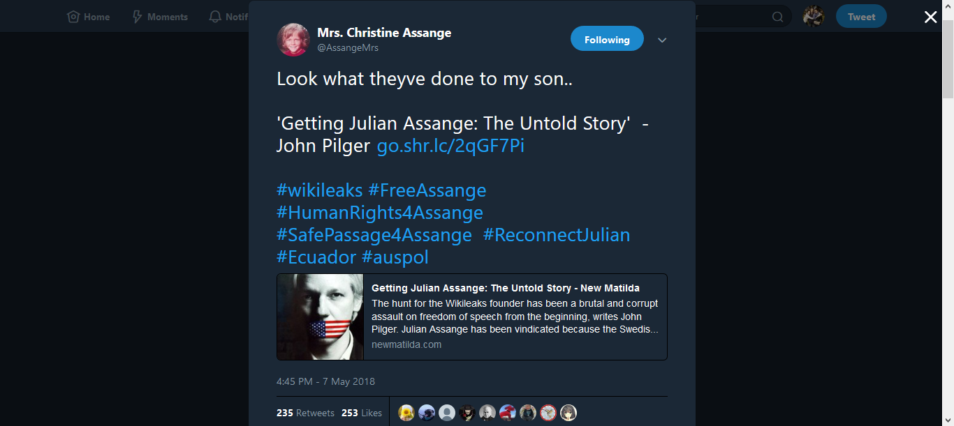 Screenshot-2018-5-12 Mrs Christine Assange on Twitter Look what theyve done to my son 'Getting Julian Assange The Untold St[...].png