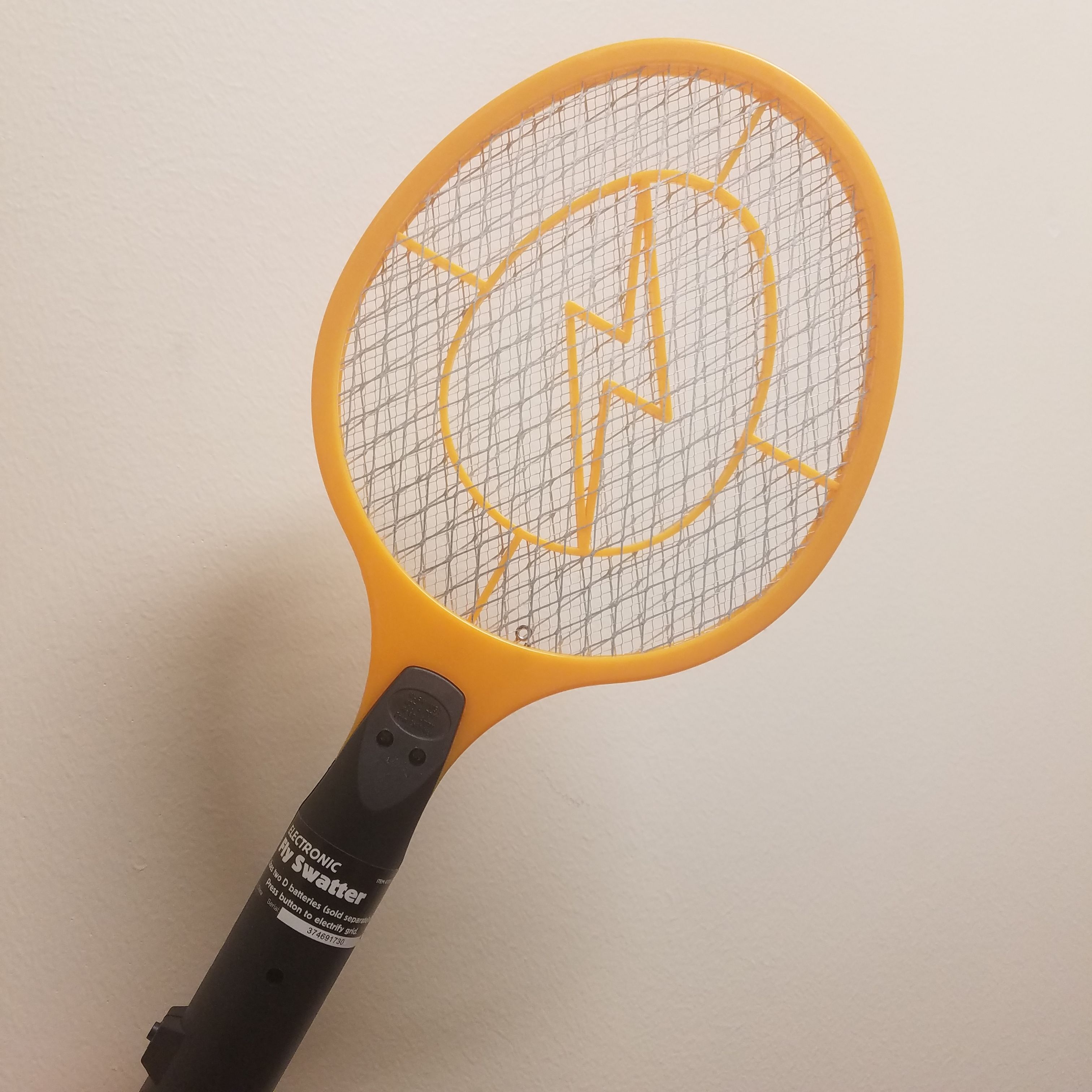 electrified fly swatter