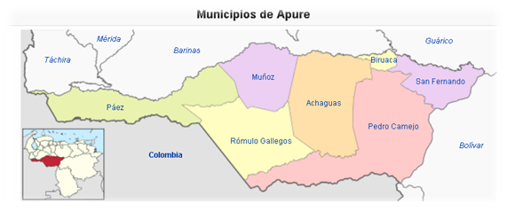 Municipios de Apure