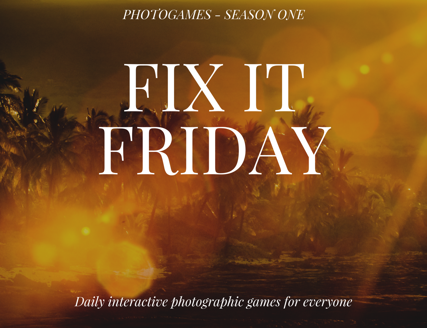 Fix It Friday Game