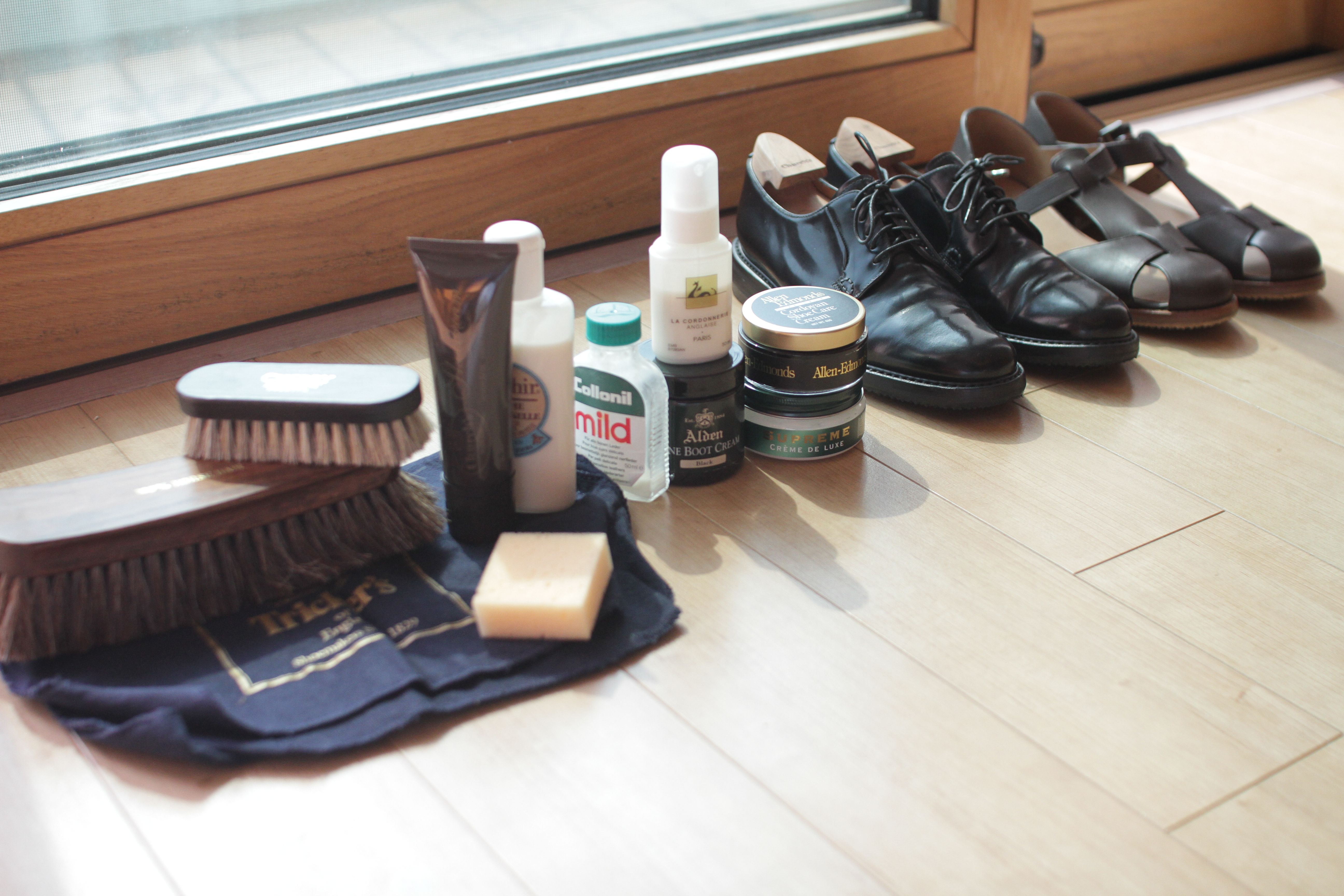 My Photo Album : My wife's shoe care 