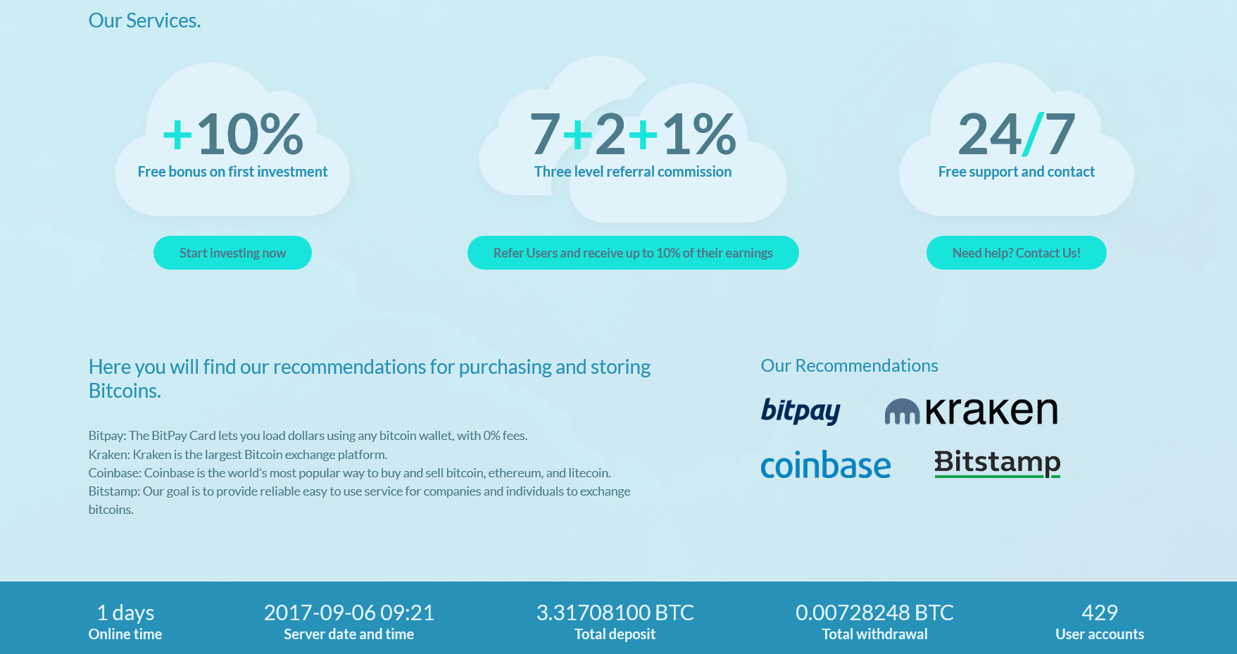 Bitcoin online exchange rate