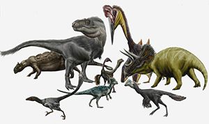 Hell_Creek_dinosaurs_and_pterosaurs_by_durbed.jpg