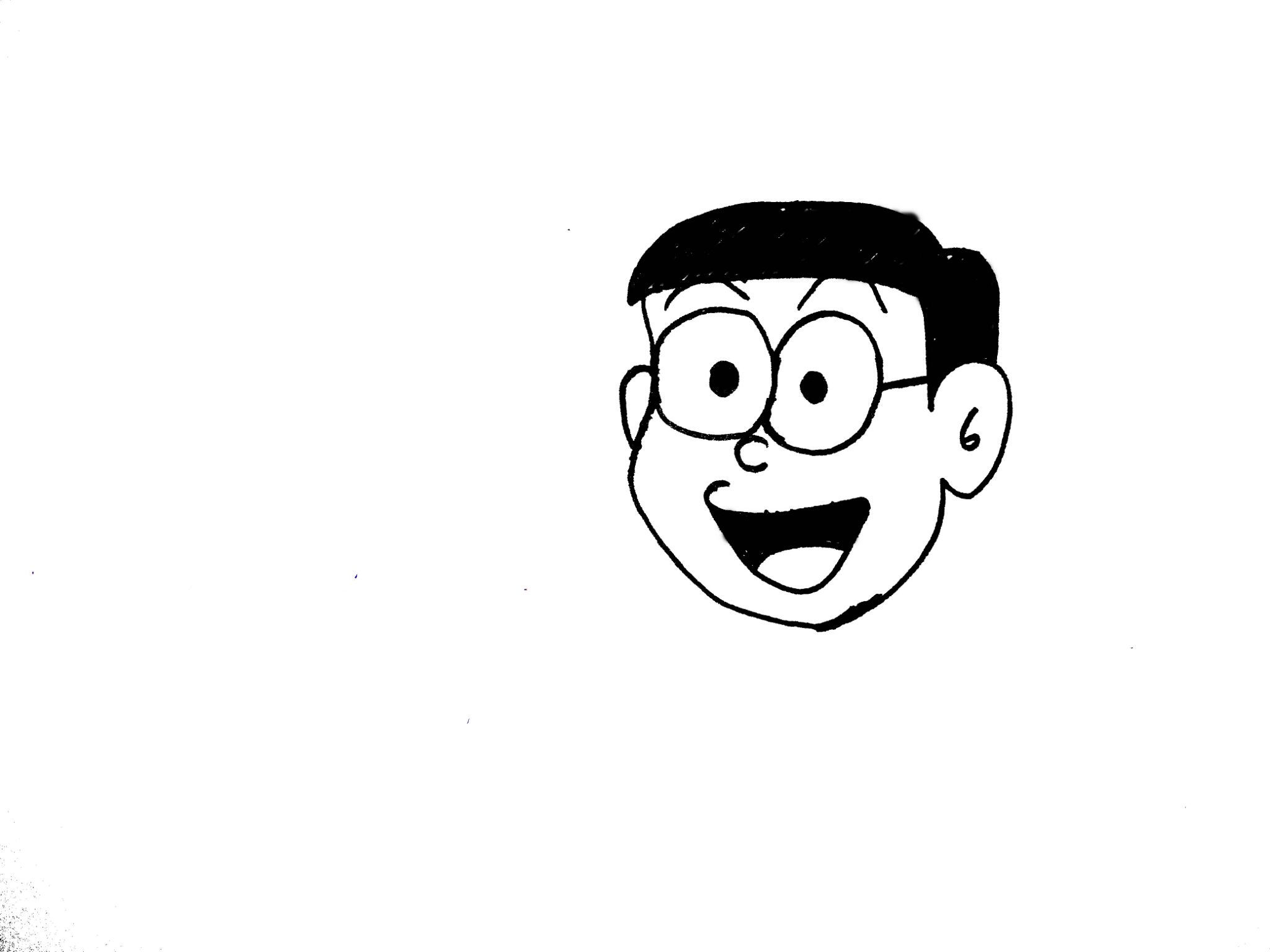 How to Draw Nobita from Doraemon (Doraemon) Step by Step |  DrawingTutorials101.com