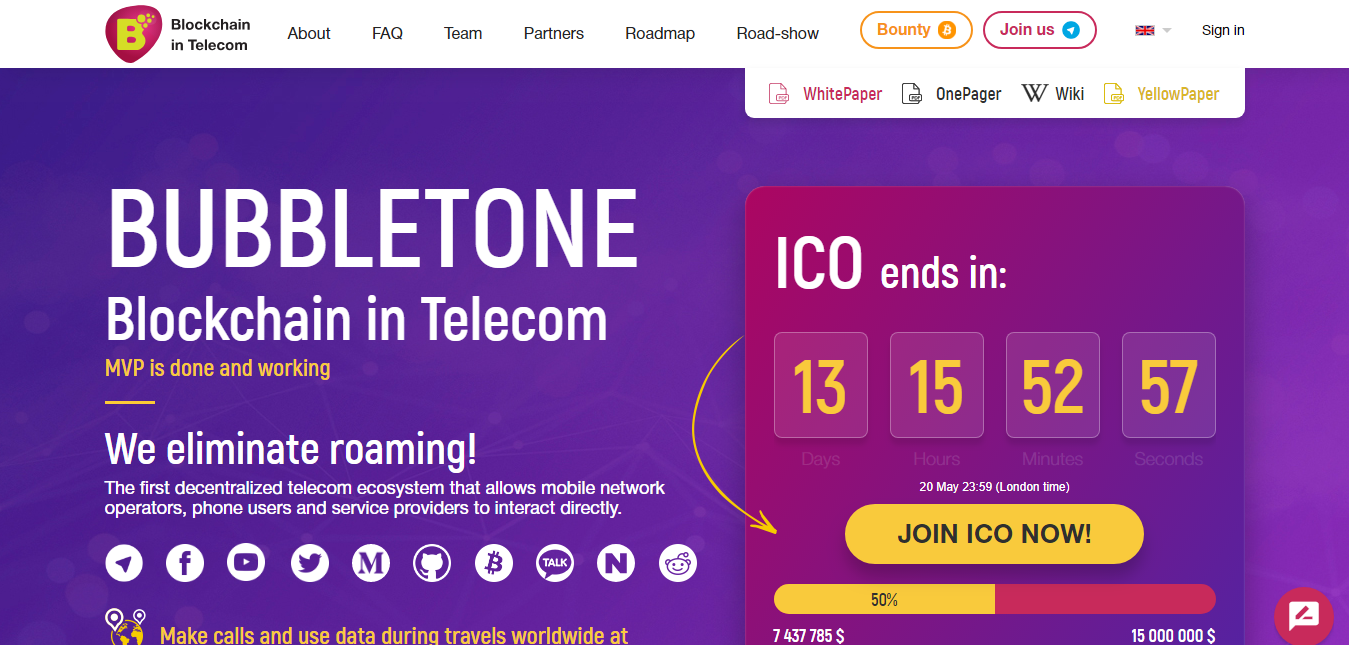 bubbletone - Blockchain in Telecom   Powered by the Crypto Community.png