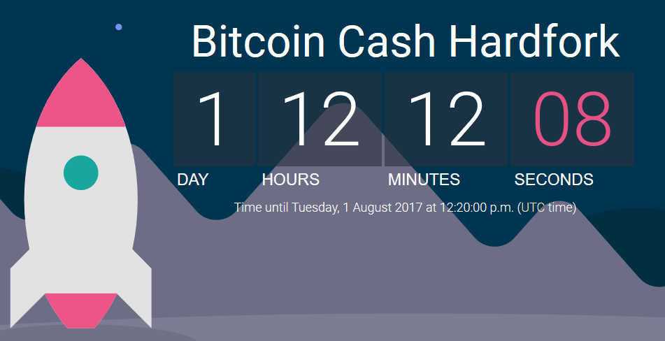 bitcoin cash fork countdown