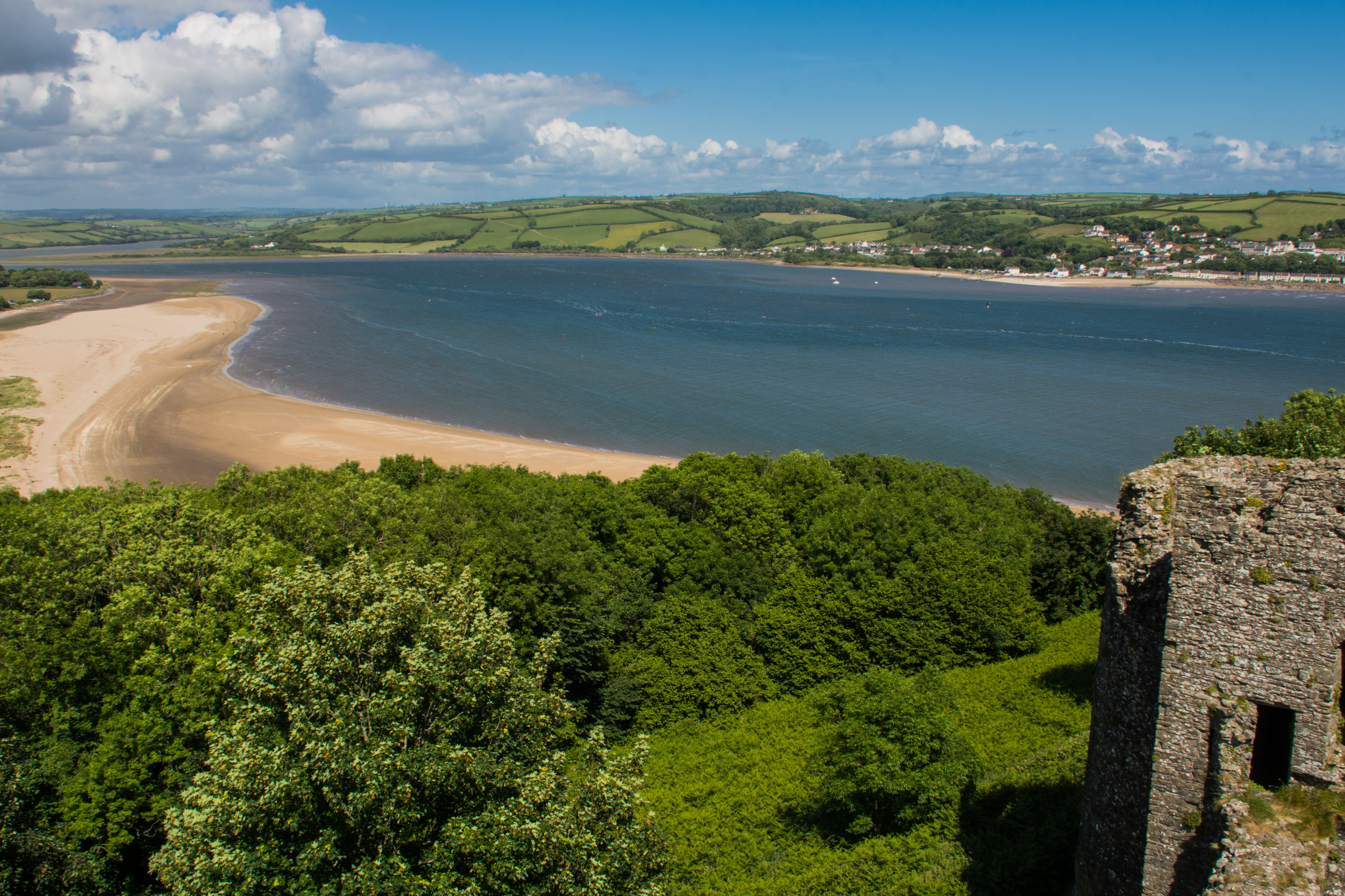 Llansteffan Castle Towy Valley- by Steve J Huggett.jpg