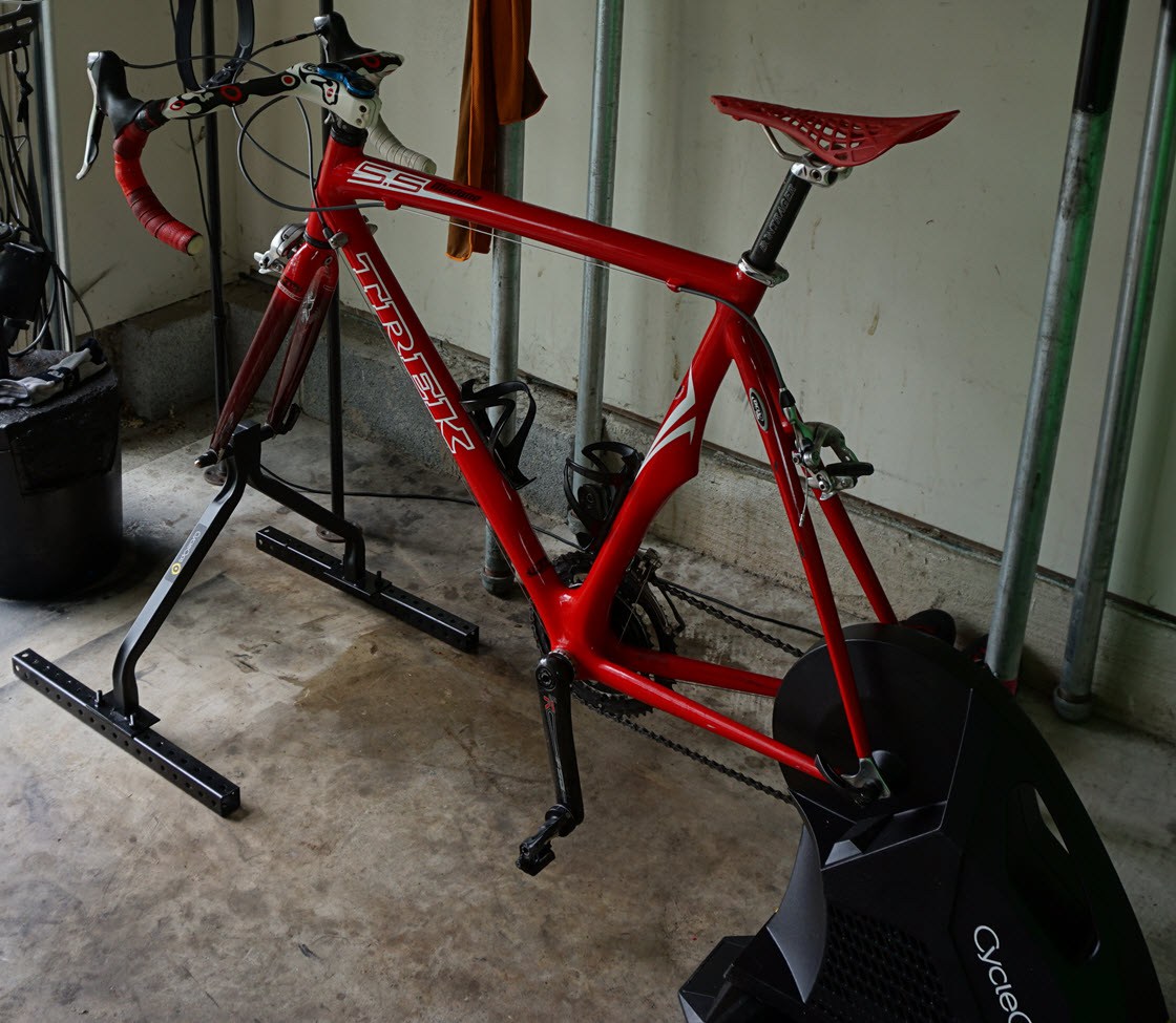 bike trainer desk diy