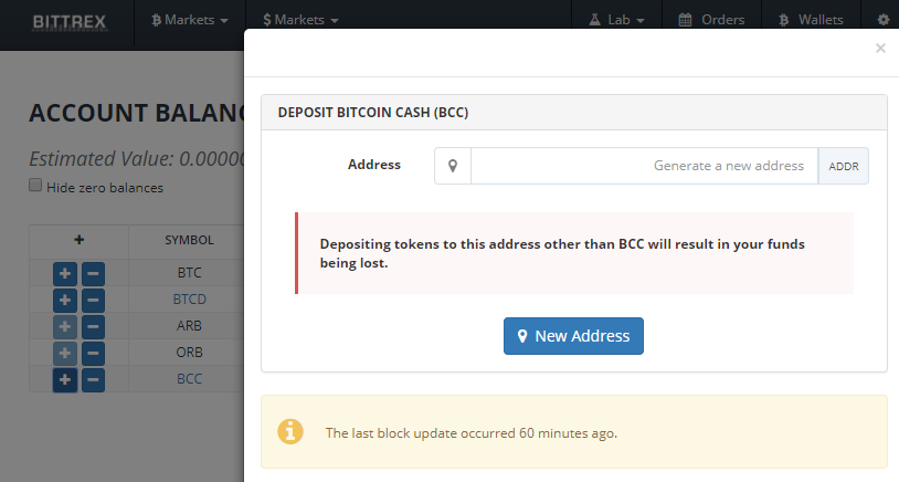 Bitcoin Cash Deposits Finally Available On Bittrex Steemit - 