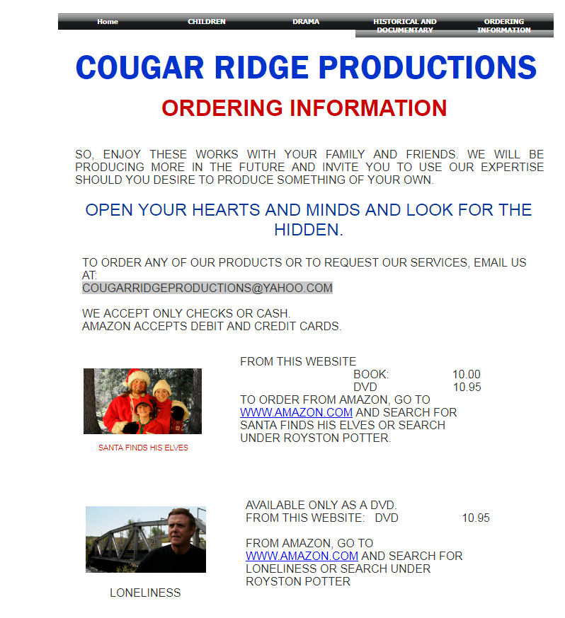 COUGAR RIDGE PRODUCTIONS ROY POTTER CP.PNG