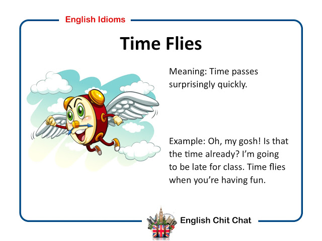 Time Flies. Fun English Idiom. — Steemit