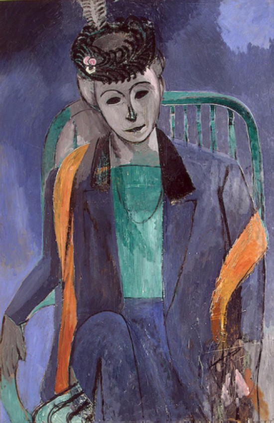 Henri Matisse, Portrait of the ArtistÔÇÖs Wife, 1913.jpg