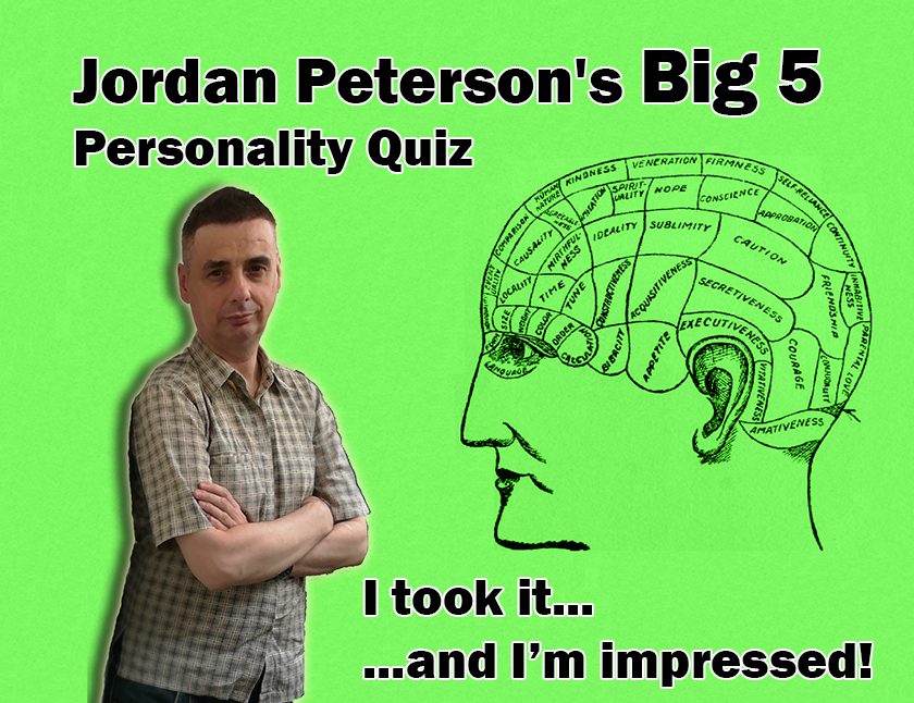 erosión Punto muerto Floración I did Dr. Jordan Peterson's online personality assessment. It's easy and  you can do it, too! — Steemit