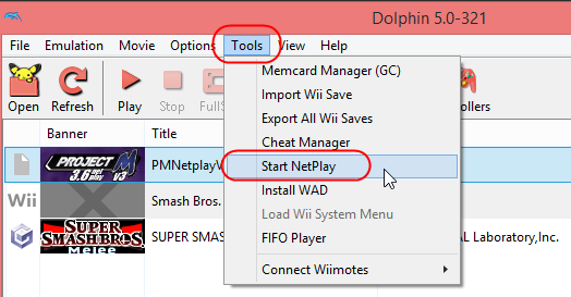 Smash Bros Melee Emulator File