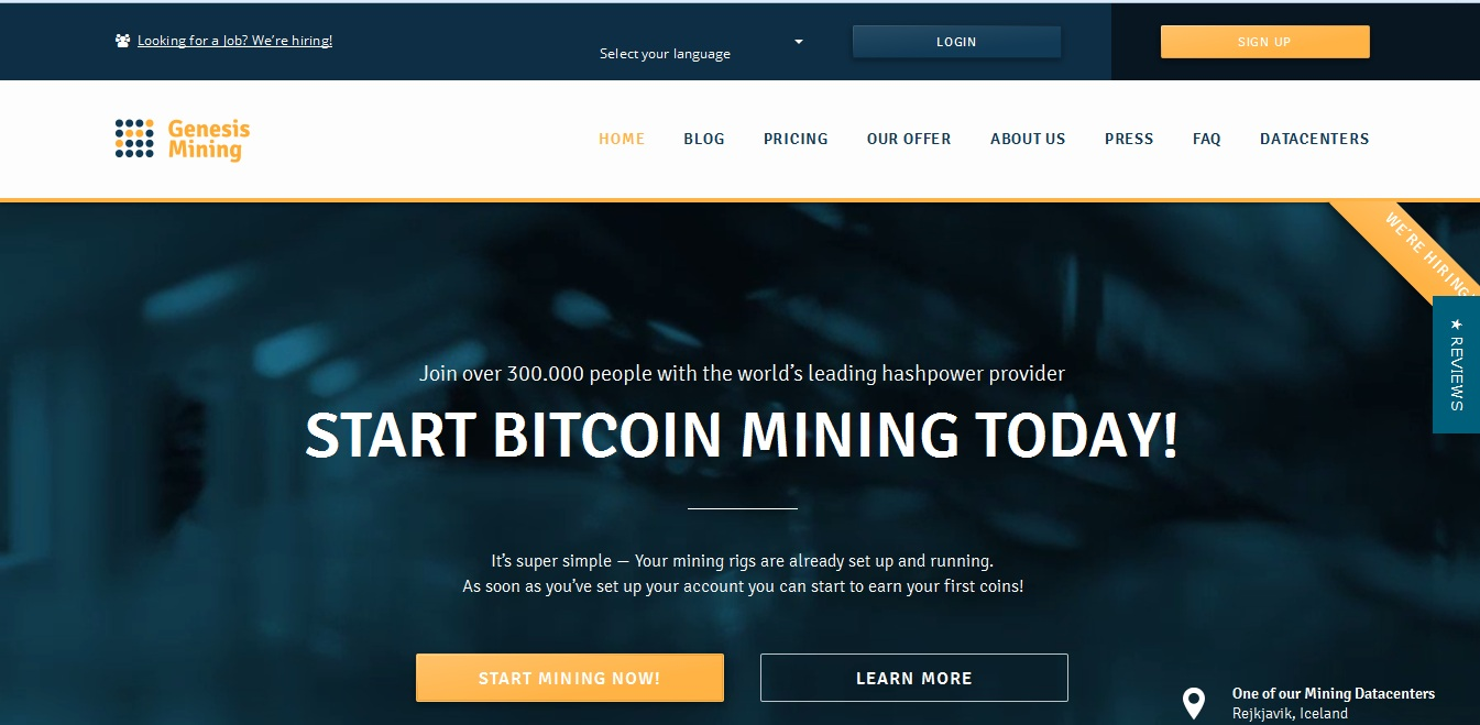 Earn bitcoins from mining