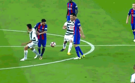 One of the best goal of Leonel Messi.gif