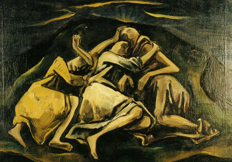 Hombres durmiendo (1919) -- Schafende Menscen.jpg