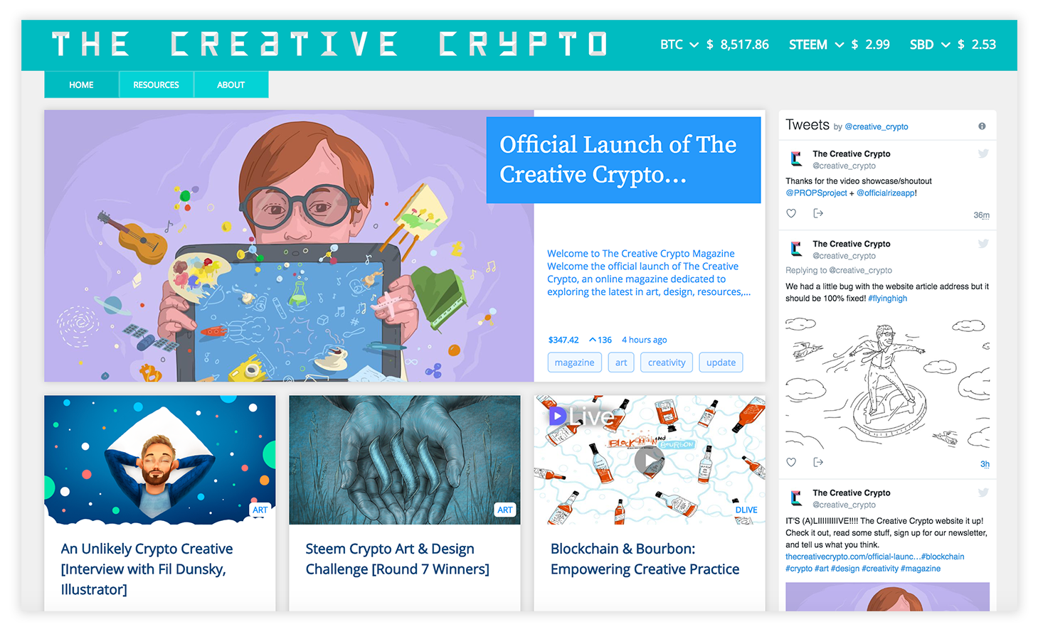 180515 Creative Crypto Magazine Launch.png