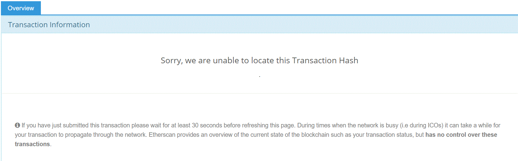 Unable to get account