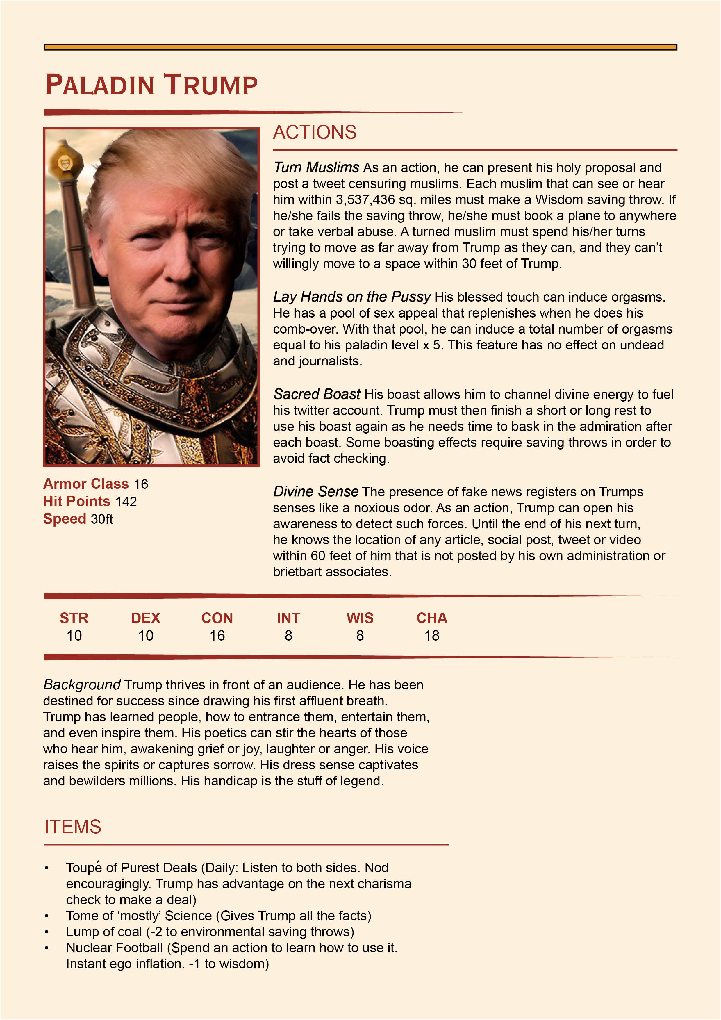 Paladin Trump