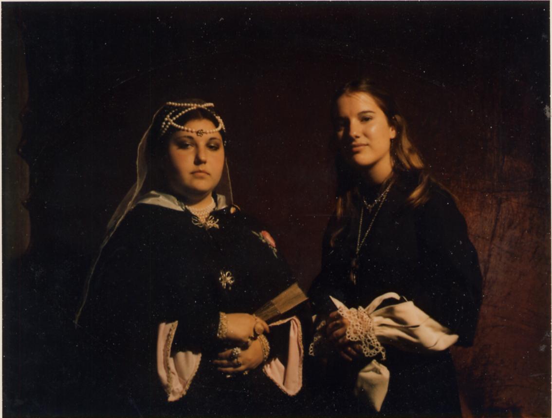 Darla and Cori, Renaissance Faire 1974, full shot.jpg