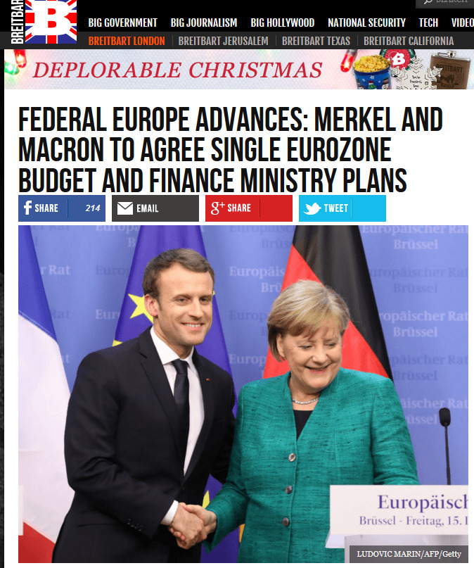 Federal Europe Advances  Merkel and Macron to Agree Single Eurozone Budget and Finance Ministry Plans.jpg