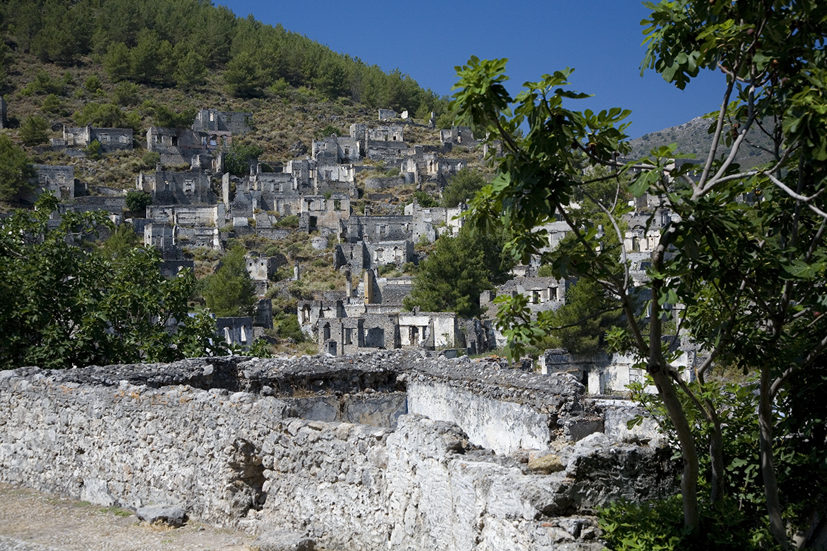 Kayaköy Hills Lined With Ruins