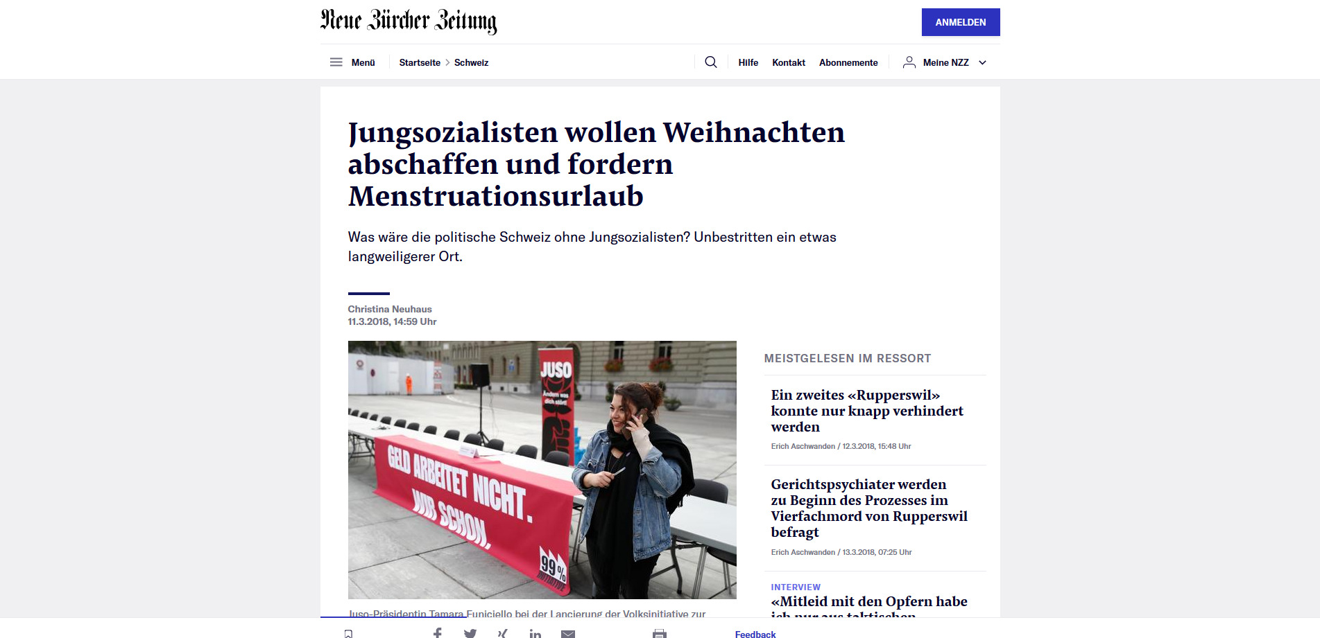 Jungsozialisten wollen Weihnachten abschaffen und fordern Menstruationsurlaub   NZZ.jpg