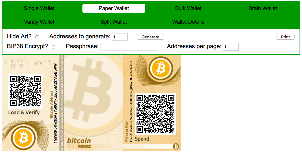Wie Erstelle Ich Ein Bitcoin Paper Wallet Steemit - 