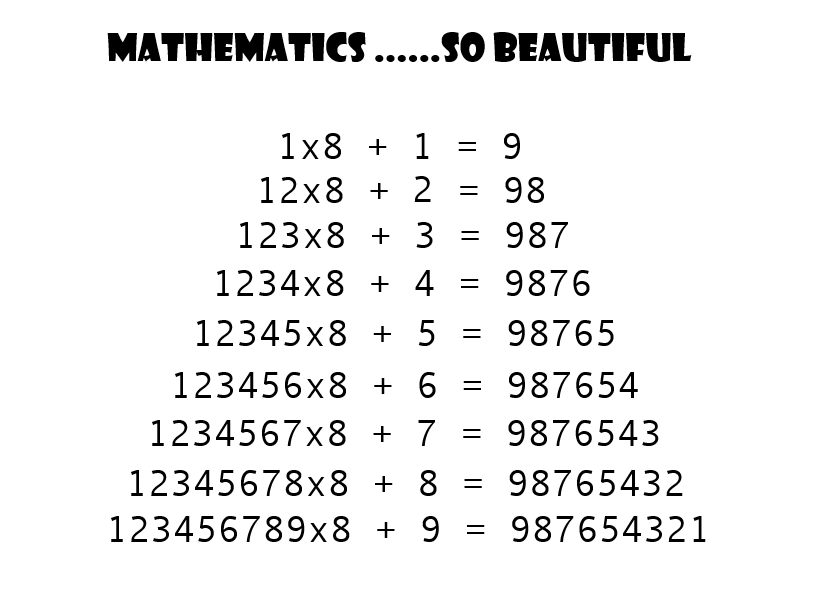 math is beautiful