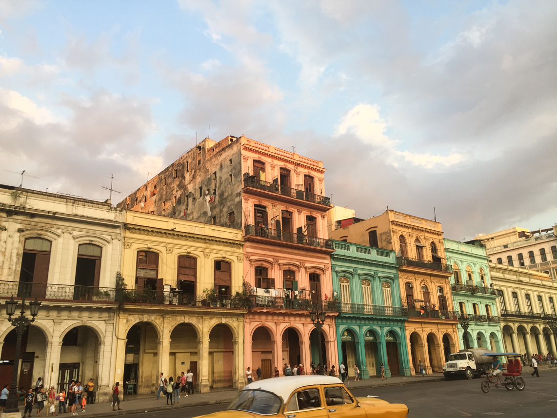 Havana streets in the afternoon sun