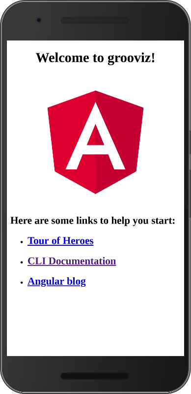 Default Angular Application