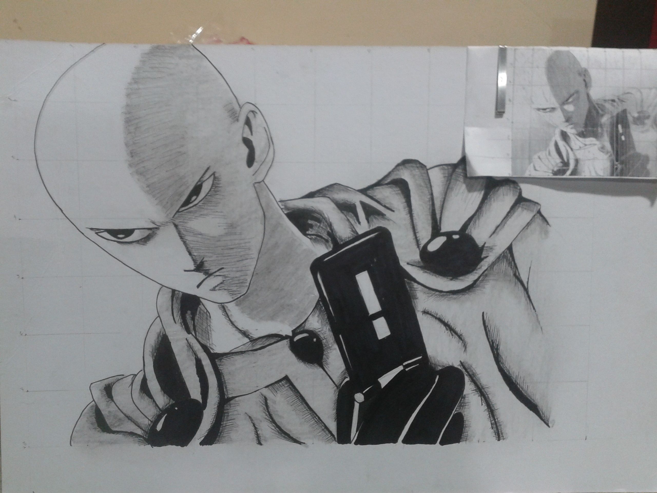 New Drawing of Saitama from One Punch Man