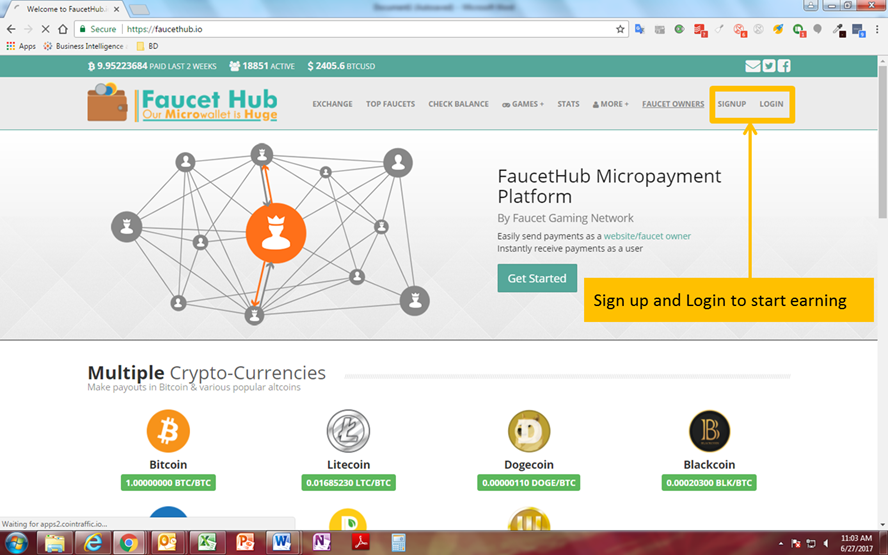Faucethub bitcoin faucet how to get into bitcoin now