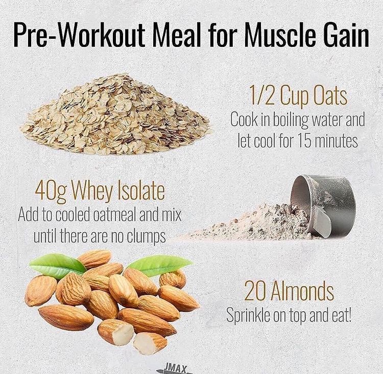 Best Pre Workout Meal To Gain Muscle - WorkoutWalls
