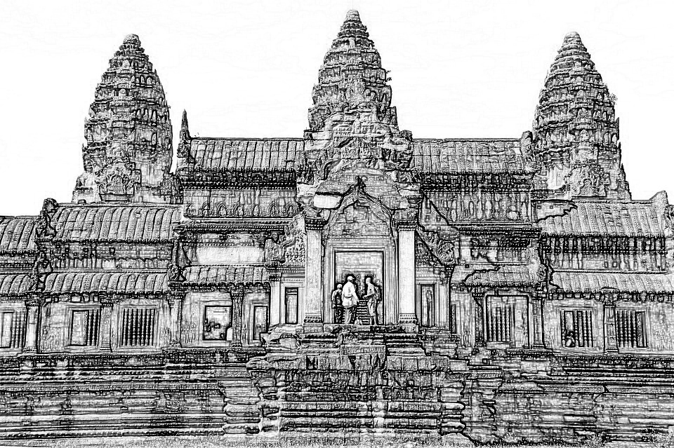 Featured image of post Angkor Wat Drawing Picture Download the perfect angkor wat pictures