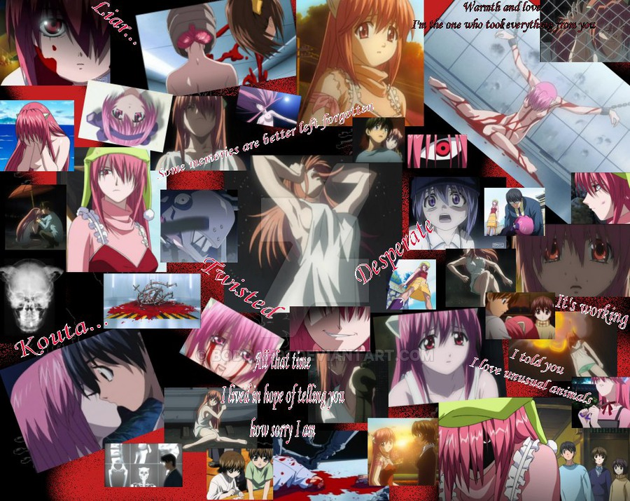 Elfen Lied - My favorite Anime 18+ content (colorchallenge) — Steemit