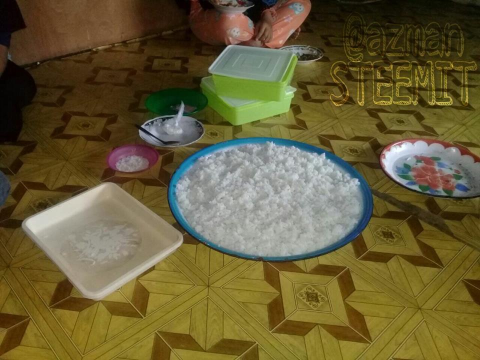 Kreasi Kue Basah Tape Ketan Pelangi (Rainbow) Kuliner Nusantara — Steemit