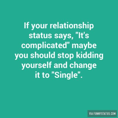 Your Status Is Not Complicated You Are Steemkr