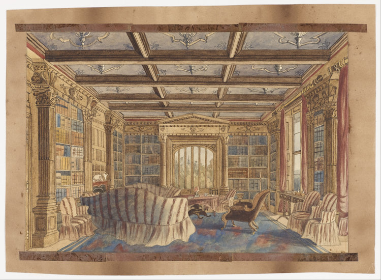 Charlotte_Bosanquet_-_The_Library_at_Dingestow_-_Google_Art_Project.jpg